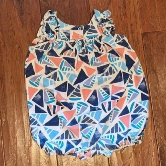 Tea Collection Romper 3-6M - Picture 2 of 6